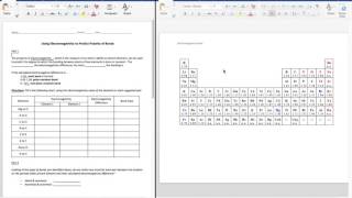 How to calculate Electronegativity [upl. by Rochette641]