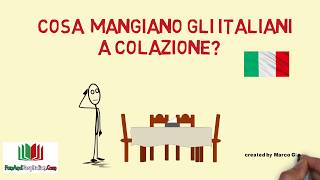 LA COLAZIONE DEGLI ITALIANI lessico [upl. by Mallorie]