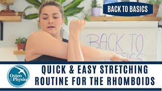 How to stretch your rhomboids properly [upl. by Sucul]