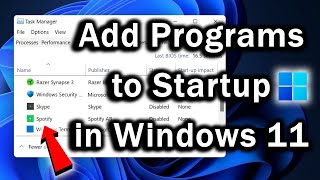 How to Disable Startup Programs in Windows 10 [upl. by Hgielek]