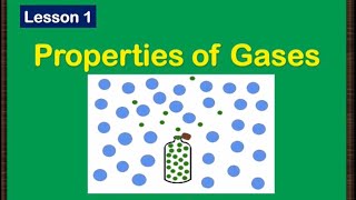 Lesson 1 Common Properties of Gases [upl. by Imeaj482]