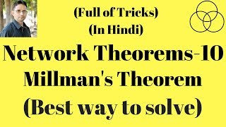 Millmans Theorem Network Analysis44 by SAHAV SINGH YADAV [upl. by Mignon]