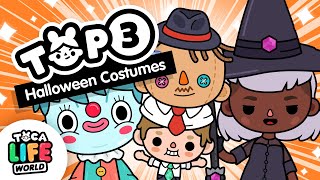 TOP 3 HALLOWEEN COSTUMES 👻  Toca Life World [upl. by Barry473]