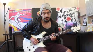 How to play ‘Powerslave’ by Iron Maiden Guitar Solo Lesson wtabs [upl. by Adolf424]