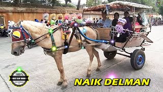 NAIK DELMAN ISTIMEWA  Naik KUDA Naik DELMAN  Wisata KUDA Paling VIRAL di Jakarta Timur [upl. by Itsirhc]