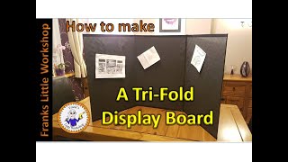 How to make a Tri Fold Display Board [upl. by Nethsa]