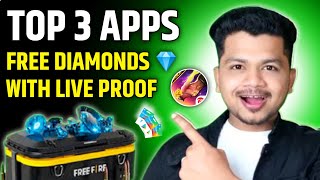 Top 3  Free Diamond App 2024  Free Diamonds In Free Fire  How To Get Free Diamonds In Free Fire [upl. by Groos]