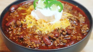 Simply Delicious Chili Recipe [upl. by Riorsson]