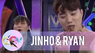 JinHo and Ryan accept Vice Gandas street food challenge  GGV [upl. by Fretwell]