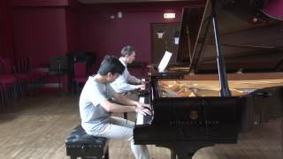 Tchaikovsky Piano Concerto No 1 two pianos [upl. by Htiekel796]