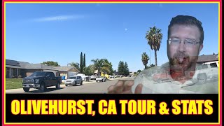 Olivehurst CA Dashcam Tour amp Real Estate Stats [upl. by Rubina]