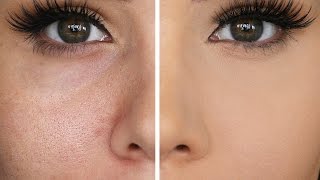 HOW TO HIDE LARGE PORES amp MAKE PORES DISAPPEAR  Katerina Williams [upl. by Pihc]