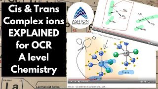 Cis and trans in complex ions  OCR [upl. by Anaul]