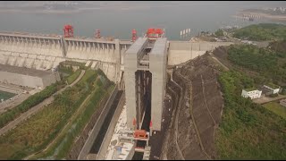 Worlds Largest Ship Elevator Opens at Three Gorges Dam in Central China [upl. by Pitts]