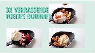 3x Toetjes gourmet recepten [upl. by Htabmas]