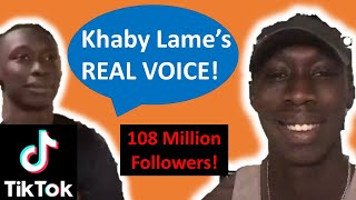 Khaby Lames REAL voice [upl. by Zemaj]