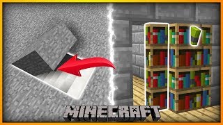 How To Build 5 EASY Secret amp Hidden Doors  Minecraft [upl. by Ecirpak]