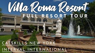 Villa Roma Resort Property Tour Catskills Callicoon New York 2021 interval International timeshare [upl. by Lyontine]