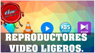 LOS MEJORES REPRODUCTORES LIGEROS DE VIDEO Y AUDIO PARA PC [upl. by Yroger254]