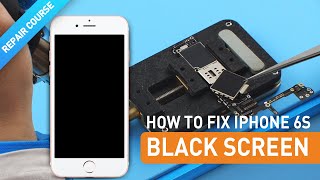 iPhone 6s Display Not Working Black Screen Diagnose amp Repair Course 4K Video [upl. by Anrapa]