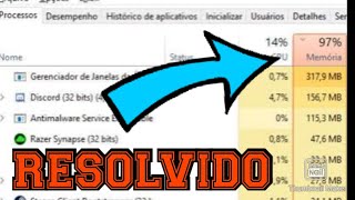 Windows 10 consumindo muita Memória RAM  Lento e Travando  RESOLVIDO PASSO A PASSO EM 2023 [upl. by Atiuqes]