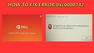 The Application Was Unable To Start Correctly 0xc0000142 Click Ok To Close The Application  Fix [upl. by Jennilee]