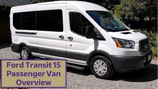 Ford Transit 15 Passenger Van Overview [upl. by Dlaregztif]