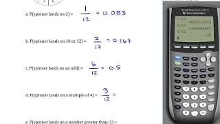 Probability Simple Examples Spinning a Spinner [upl. by Tris]