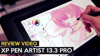 XP Pen Artist 133 Pro【Unboxing amp Review】 [upl. by Turoff]