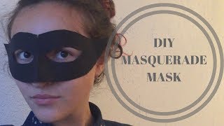 DIY  How To Make A Masquerade Mask [upl. by Samford821]