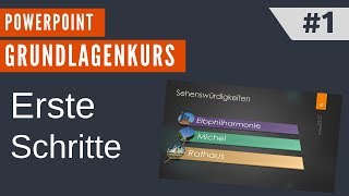 POWERPOINT Grundlagenkurs  professionelle PowerPoint Präsentation erstellen 2019 2016 2013 [upl. by Osbert465]