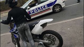 Police vs motocross en france [upl. by Velleman136]