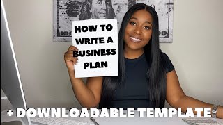 HOW TO WRITE A BUSINESS PLAN STEP BY STEP  TEMPLATE  9 Key Elements [upl. by Thanasi490]