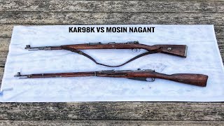 Kar98k Mauser Vs Mosin Nagant 9130 [upl. by Yrtneg955]