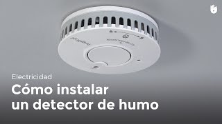 Cómo instalar un detector de humo  Bricolaje DIY [upl. by Aimal644]