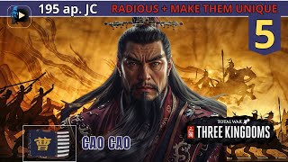 5 Bataille de Xuchang  16000 combattants  Total War Three Kingdoms  Mod Radious  MTU FR [upl. by Aicirtam]