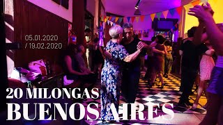 20 milongas Tango Buenos Aires 2020 [upl. by Gile]