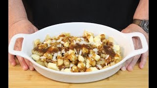 How to make a Poutine Famous Canadian Recipe [upl. by Narmis]