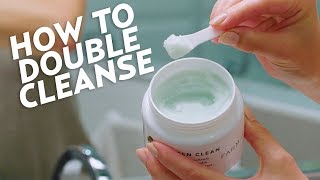 How to Double Cleanse Your Skin Tutorial  Beauty with Susan Yara [upl. by Oimetra]