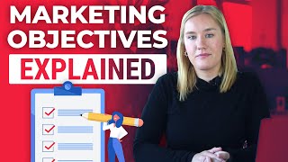 Marketing Objectives Explained  10 Examples [upl. by Hairacaz]