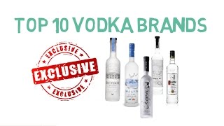 TOP 10 vodka brands [upl. by Julita859]