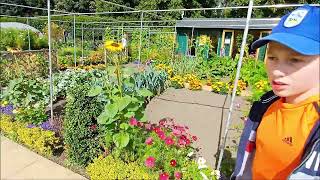 Episode 36 Alnwick Gardens Allotment Tour 2023 [upl. by Ydollem609]