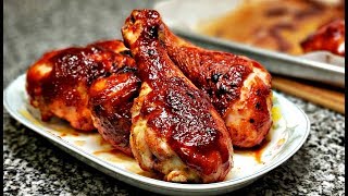 Easy Oven Baked BBQ Chicken  Barbecue Sauce Recipe  Baked Chicken Recipe [upl. by Dayir]