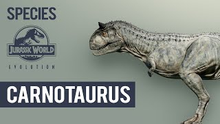 Carnotaurus  SPECIES PROFILE  Jurassic World Evolution [upl. by Dogs869]