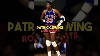 Patrick Ewing Rookie Stats nba [upl. by Duma404]