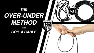 How to Wrap a Cable Over Under  QUICK DEMONSTRATION [upl. by Ori800]