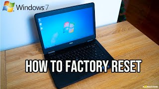 How to easily Factory Reset a Windows 7 PC [upl. by Clova401]