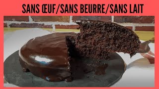 Gâteau au chocolat sans œuf sans beurre sans lait 189 [upl. by Colas459]