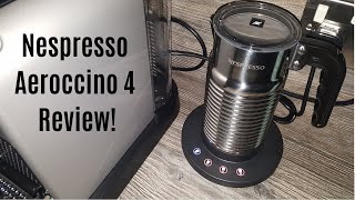 Nespresso Aeroccino 4 Milk Frother Review  Worth upgrading from the Aeroccino 3 [upl. by Teplica168]