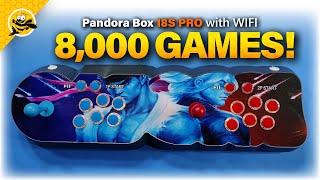 NEW Pandora Box 18s Pro with WiFi  Over 8000 BuiltIn Retro Arcade Games [upl. by Vivle]